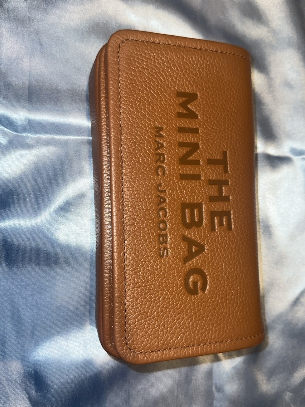 Marc Jacobs Brown Pebbled Leather Mini Bag Crossbody